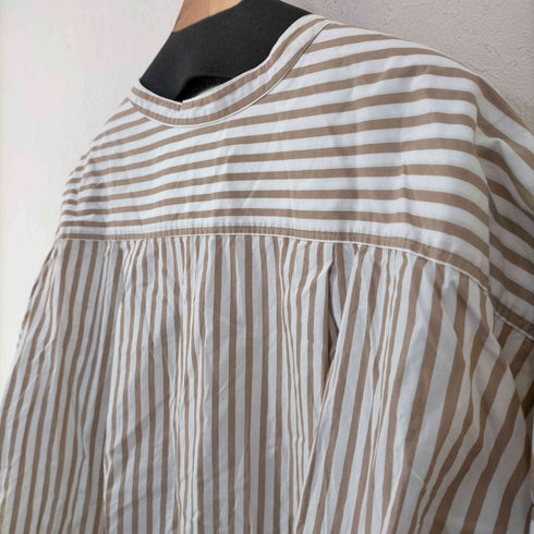 ユナイテッドアローズグリーンレーベルリラクシング UNITED ARROWS green label relaxing FM ブロード スキッパーシャツ レディース