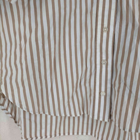 ユナイテッドアローズグリーンレーベルリラクシング UNITED ARROWS green label relaxing FM ブロード スキッパーシャツ レディース