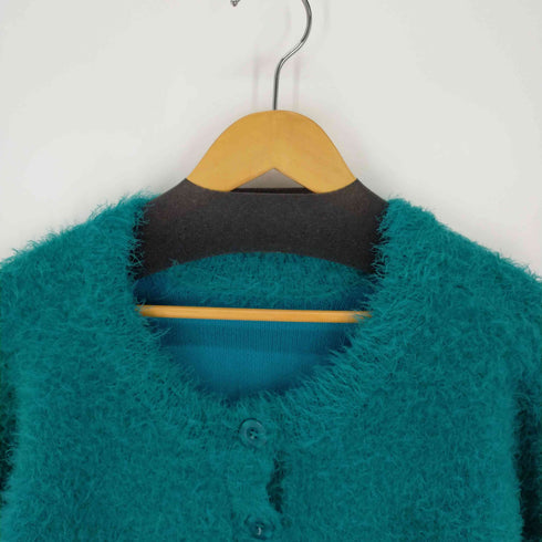 スライ SLY 2WAY SHAGGY CROP カーディガン レディース FREE