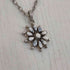 インディアンジュエリー INDIAN JEWELRY 925刻印 ホワイトバッファロー フラワー ネックレス stealing メンズ