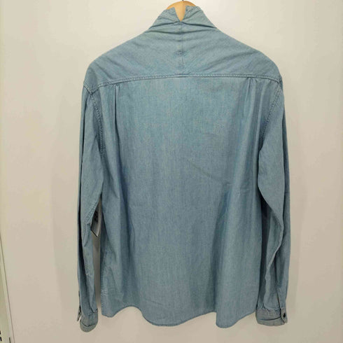 キャピタル KAPITAL 変形襟 シャンブレー ハイチンシャツ メンズ JPN:XL 4