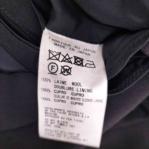 ヨウジヤマモト コスチュームドオム YOHJI YAMAMOTO COSTUME D’HOMME 19AW ウールギャバジン 2B テーラード ジャケット メンズ JPN:1