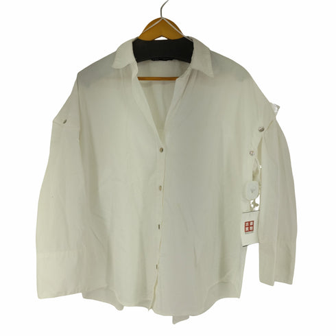ザラ ZARA アーム着脱式 2WAY L/Sシャツ レディース US M