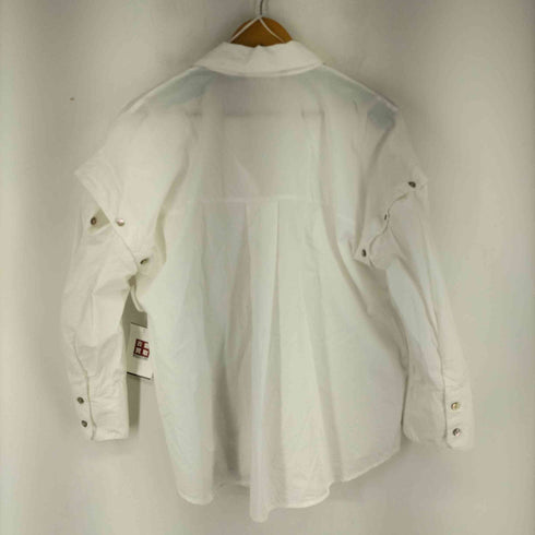 ザラ ZARA アーム着脱式 2WAY L/Sシャツ レディース US M