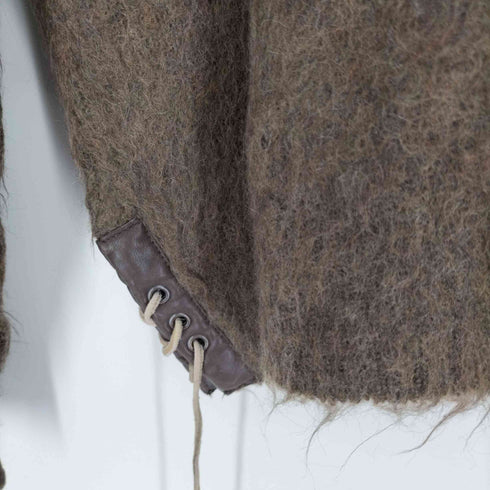 ニードルズ Needles Lamskin Patches MOHAIR CARDIGAN エルボーパッチ モヘア カーディガン メンズ JPN:S