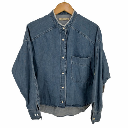 ブランバスク blanc basque パールボタン デニムシャツ レディース JPN:38