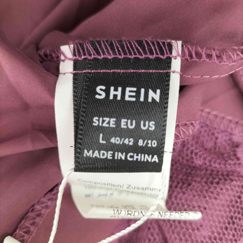 シーイン SHEIN MODELY 蝶柄 レースマキシワンピース レディース JPN:L