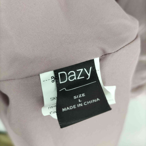 デイジー DAZY ドローコード付き サテンマキシワンピース レディース