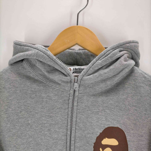 アベイシングエイプ A BATHING APE エイプヘッド フルジップパーカー メンズ JPN:S