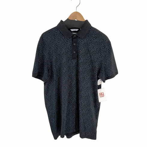 カルバンクライン CALVIN KLEIN Liquid Touch ドット ポロシャツ メンズ import:L