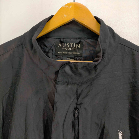 AUSTIN GOLF ロゴ刺繍スタンドカラージャケット メンズ JPN:XXL