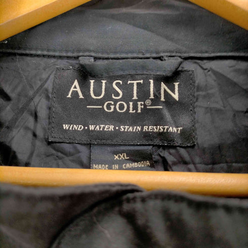 AUSTIN GOLF ロゴ刺繍スタンドカラージャケット メンズ JPN:XXL