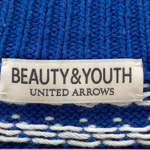 ビューティーアンドユースユナイテッドアローズ BEAUTY & YOUTH UNITED ARROWS スクール ミラノリブ Vネック カーディガン メンズ import:XL