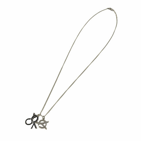 オーワイ OY WEAVE LOGO DOUBLE NECKLACE ウェーブロゴ ダブルネックレス メンズ