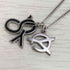 オーワイ OY WEAVE LOGO DOUBLE NECKLACE ウェーブロゴ ダブルネックレス メンズ