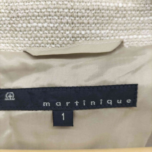 マルティニーク martinique デザイン フックボタン ショート ジャケット レディース JPN:1