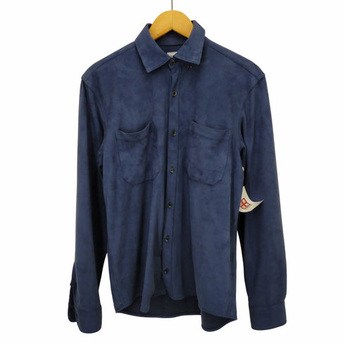 ザラ ZARA スウェードロングスリーブシャツ メンズ JPN:S