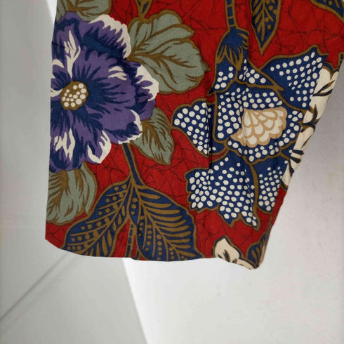 ペンドルトン PENDLETON USA製 花柄ノーカラージャケット レディース