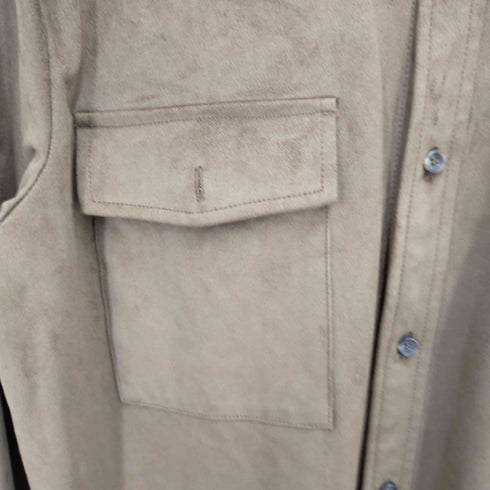 ザラ ZARA FAUX SUEDE OVERSHIRT メンズ JPN:M