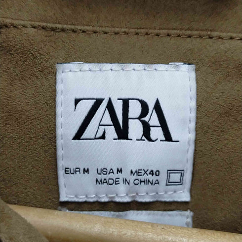 ザラ ZARA FAUX SUEDE OVERSHIRT メンズ JPN:M