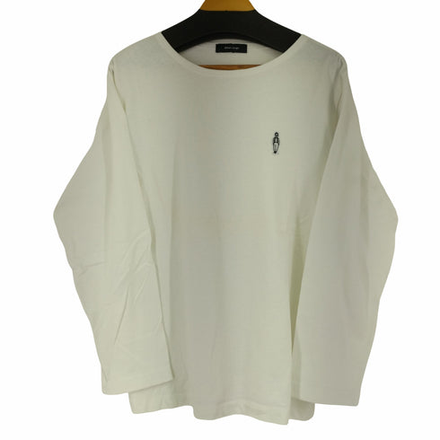 メランクルージュ Melan Cleuge ワンポイントワッペン L/S Tシャツ レディース FREE