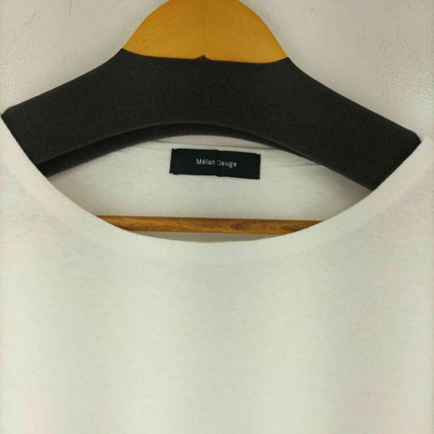 メランクルージュ Melan Cleuge ワンポイントワッペン L/S Tシャツ レディース FREE