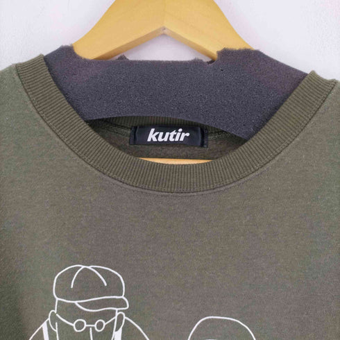 クティール kutir フロントラバープリントクルーネックスウェット メンズ FREE