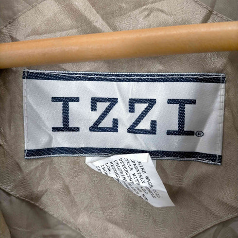 IZZI スタンドカラースナップボタンドローストリングナイロンジャケット メンズ JPN:L