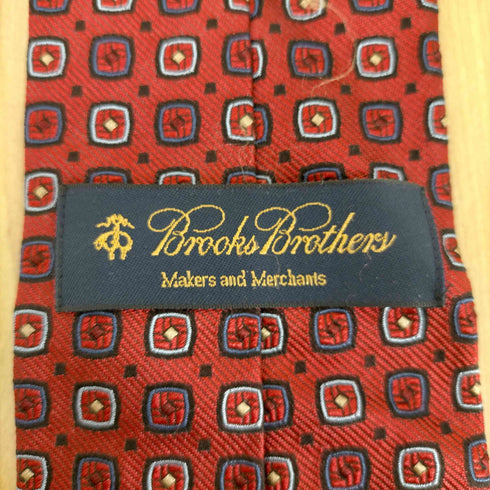 ブルックスブラザーズ BROOKS BROTHERS ボックスデザインネクタイ メンズ