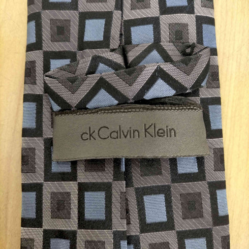 シーケーカルバンクライン ck Calvin Klein ボックスデザインネクタイ メンズ