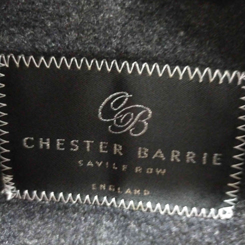 チェスターバリー Chester Barrie カシミヤ100% スタンドカラーステンカラーコート メンズ US:36