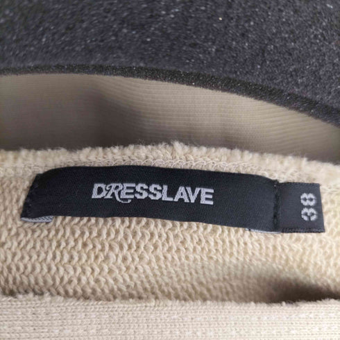 ドレスレイブ DRESSLAVE urake yoke sleeve pull 裏毛ヨークスリーブプルオーバー レディース JPN:38
