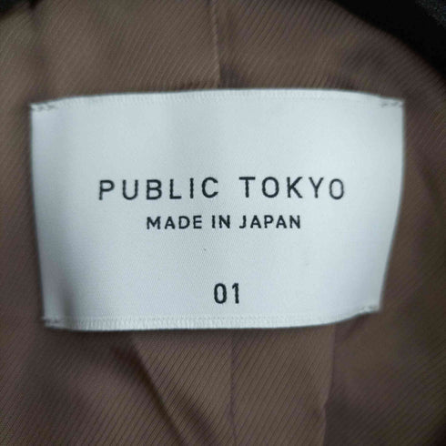 パブリックトウキョウ PUBLIC TOKYO ウールチェスターコート レディース JPN:1