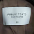 パブリックトウキョウ PUBLIC TOKYO ウールチェスターコート レディース JPN:1