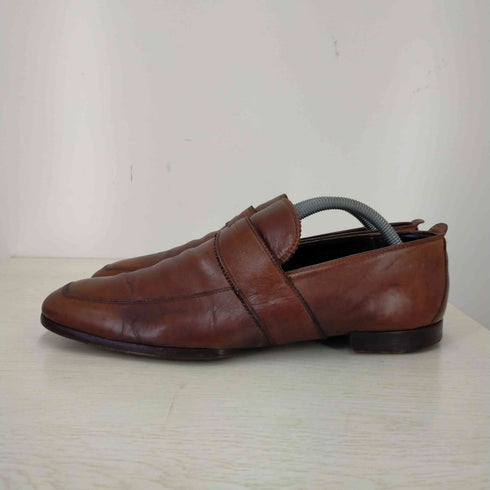 エルメネジルドゼニア ERMENEGILDO ZEGNA レザースリッポン メンズ