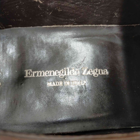 エルメネジルドゼニア ERMENEGILDO ZEGNA レザースリッポン メンズ