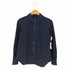 ブラックコムデギャルソン BLACK COMME des GARCONS AD2011 染色加工 丸襟 ドット柄 コットンシャツ レディース JPN:S