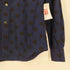 ブラックコムデギャルソン BLACK COMME des GARCONS AD2011 染色加工 丸襟 ドット柄 コットンシャツ レディース JPN:S