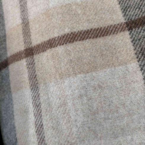 ジョンストンズオブエルガン johnstons of elgin House Check Double Face Lambswool Throw メンズ