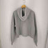 シラージ Sillage 復刻単色タグ SILLAGE リメイクプルオーバーパーカー REVERSE WEAVE 短丈 メンズ import:XL
