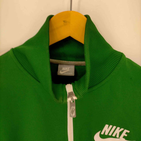 ナイキ NIKE 10S グレータグ ラバースウォッシュロゴ ハイネックトラックトップ メンズ JPN:M