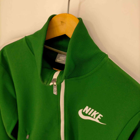 ナイキ NIKE 10S グレータグ ラバースウォッシュロゴ ハイネックトラックトップ メンズ JPN:M