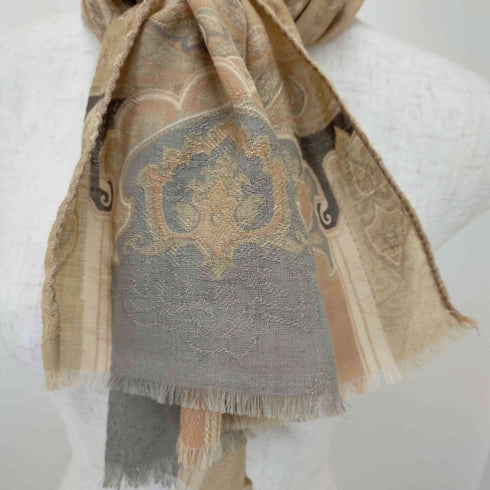 エトロ ETRO 総柄シルクスカーフ レディース
