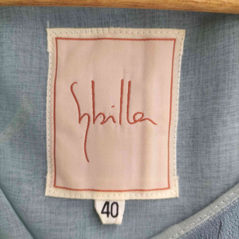 シビラ Sybilla レーヨン 花柄 キャミワンピース レディース 40