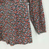 ジュンヤワタナベコムデギャルソン JUNYA WATANABE COMME des GARCONS AD2001 特殊加工 花柄 フリルブラウス レディース JPN:S