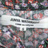 ジュンヤワタナベコムデギャルソン JUNYA WATANABE COMME des GARCONS AD2001 特殊加工 花柄 フリルブラウス レディース JPN:S