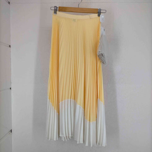 ユニクロ UNIQLO C 23AW プリーツカラーブロックスカート レディース JPN:S