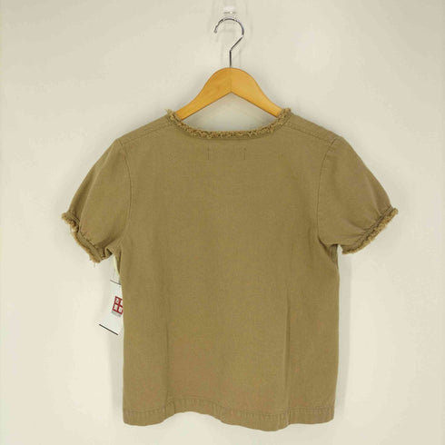 トリココムデギャルソン tricot COMME des GARCONS AD2003 カットオフ キャンバスコットンスキッパーシャツ レディース JPN:M