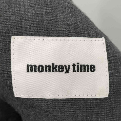 モンキータイム MONKEY TIME TW ツイル 1プリーツ ワイドイージーパンツ メンズ JPN:S