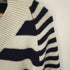 アレキサンダーマックイーン Alexander McQueen ボーダー切替Vネックニット メンズ import:M